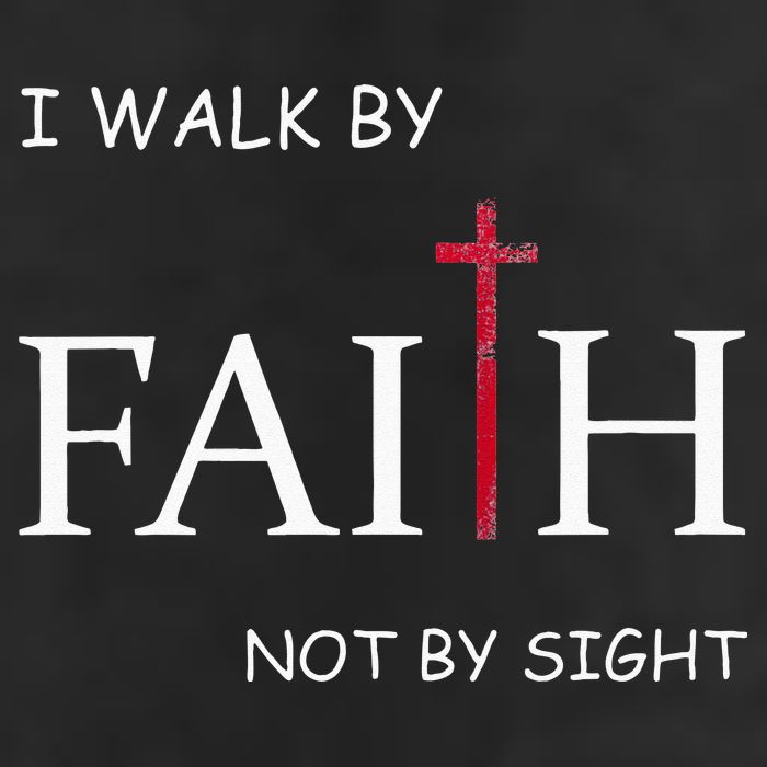I Walk By Faith Not By Sight Spiritual Christian Church 7 Panel Mesh Trucker Snapback Hat