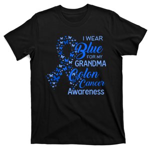 I Wear Blue For My Grandma Colon Cancer Awareness T-Shirt