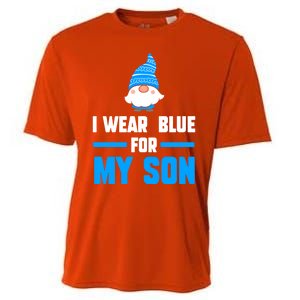 I Wear Blue For My Son Autism Cute Gift Cooling Performance Crew T-Shirt