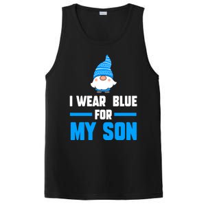 I Wear Blue For My Son Autism Cute Gift PosiCharge Competitor Tank