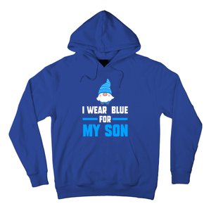 I Wear Blue For My Son Autism Cute Gift Hoodie