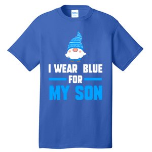 I Wear Blue For My Son Autism Cute Gift Tall T-Shirt