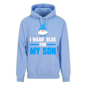 I Wear Blue For My Son Autism Cute Gift Unisex Surf Hoodie