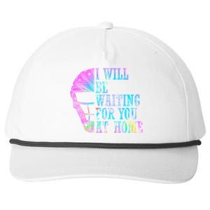 I Will Be Waiting For You At Home Softball Catcher Cute Gift Snapback Five-Panel Rope Hat