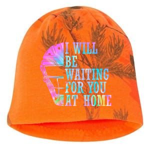 I Will Be Waiting For You At Home Softball Catcher Cute Gift Kati - Camo Knit Beanie