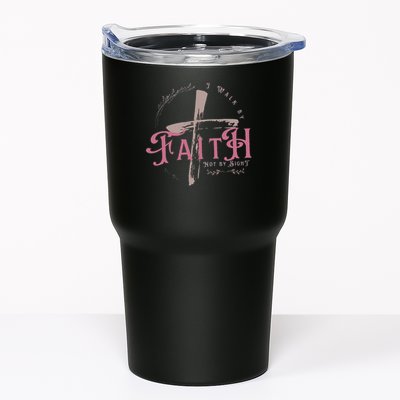 I Walk By Faith Not By Sight 2 Corinthians 57 Christian Tumbler