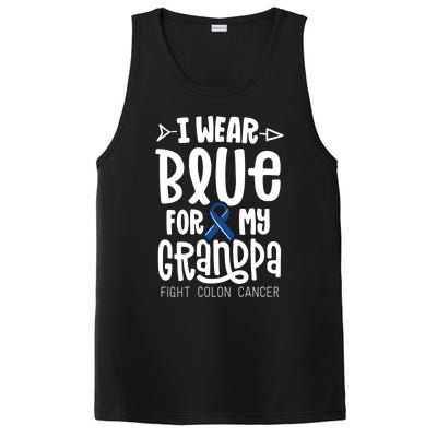 I Wear Blue For My Grandma Blue Colon Cancer Awareness Gift PosiCharge Competitor Tank