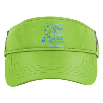 I Wear Blue For My Grandma Prostate Cancer Awareness Adult Drive Performance Visor