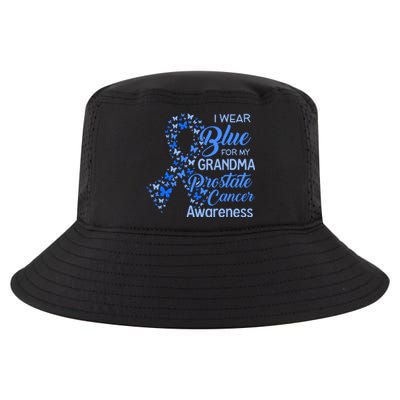 I Wear Blue For My Grandma Prostate Cancer Awareness Cool Comfort Performance Bucket Hat