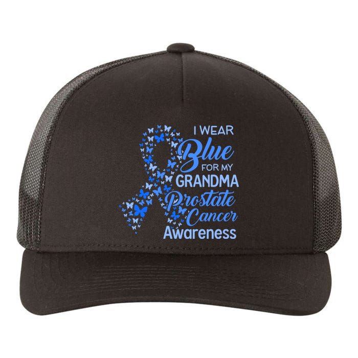 I Wear Blue For My Grandma Prostate Cancer Awareness Yupoong Adult 5-Panel Trucker Hat