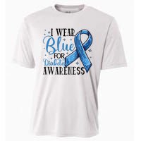 I Wear Blue For Diabetes Awareness Cooling Performance Crew T-Shirt