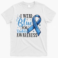 I Wear Blue For Diabetes Awareness T-Shirt