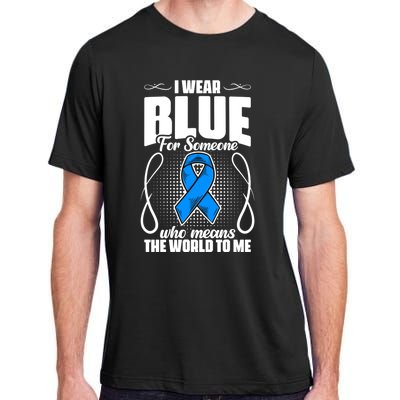 I Wear Blue Diabetes Warrior Diabetic Diabetes Awareness Gift Adult ChromaSoft Performance T-Shirt