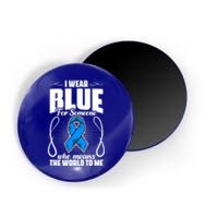 I Wear Blue Diabetes Warrior Diabetic Diabetes Awareness Gift Magnet