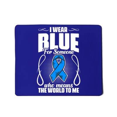 I Wear Blue Diabetes Warrior Diabetic Diabetes Awareness Gift Mousepad