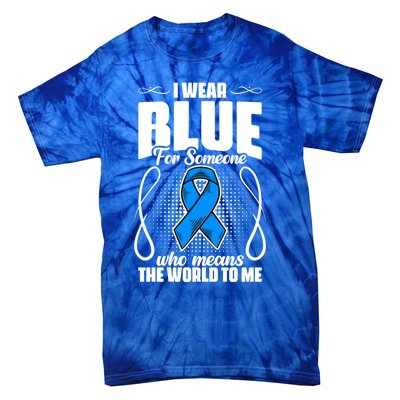 I Wear Blue Diabetes Warrior Diabetic Diabetes Awareness Gift Tie-Dye T-Shirt