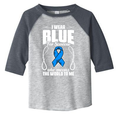 I Wear Blue Diabetes Warrior Diabetic Diabetes Awareness Gift Toddler Fine Jersey T-Shirt