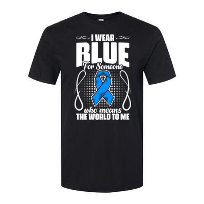 I Wear Blue Diabetes Warrior Diabetic Diabetes Awareness Gift Softstyle CVC T-Shirt