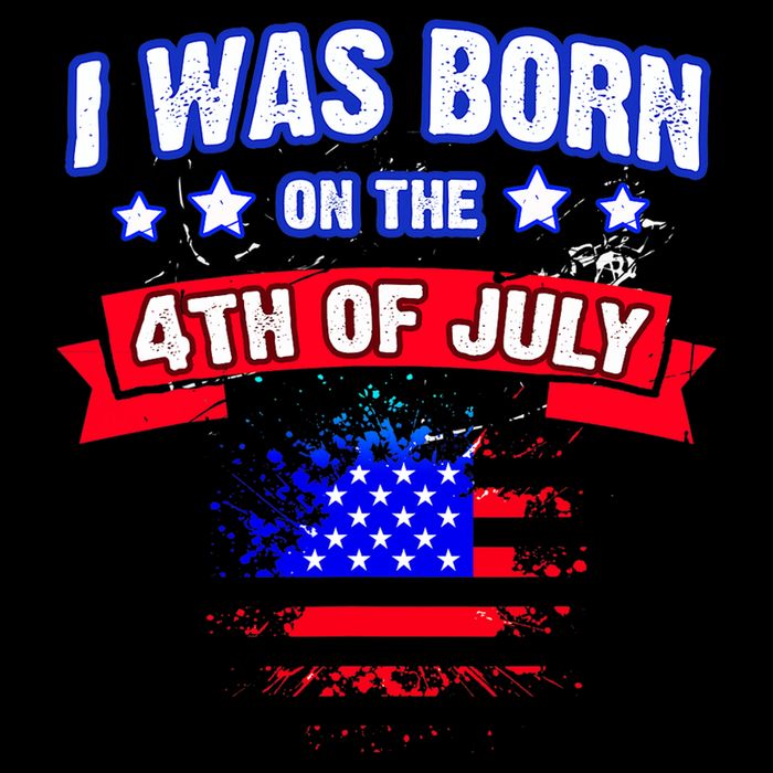 I Was Born On The 4th Of July Gift Wool Snapback Cap
