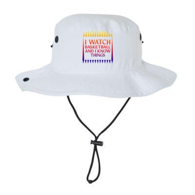 I Watch Basketball And I Know Things Season Mom Fan Novelty Great Gift Legacy Cool Fit Booney Bucket Hat