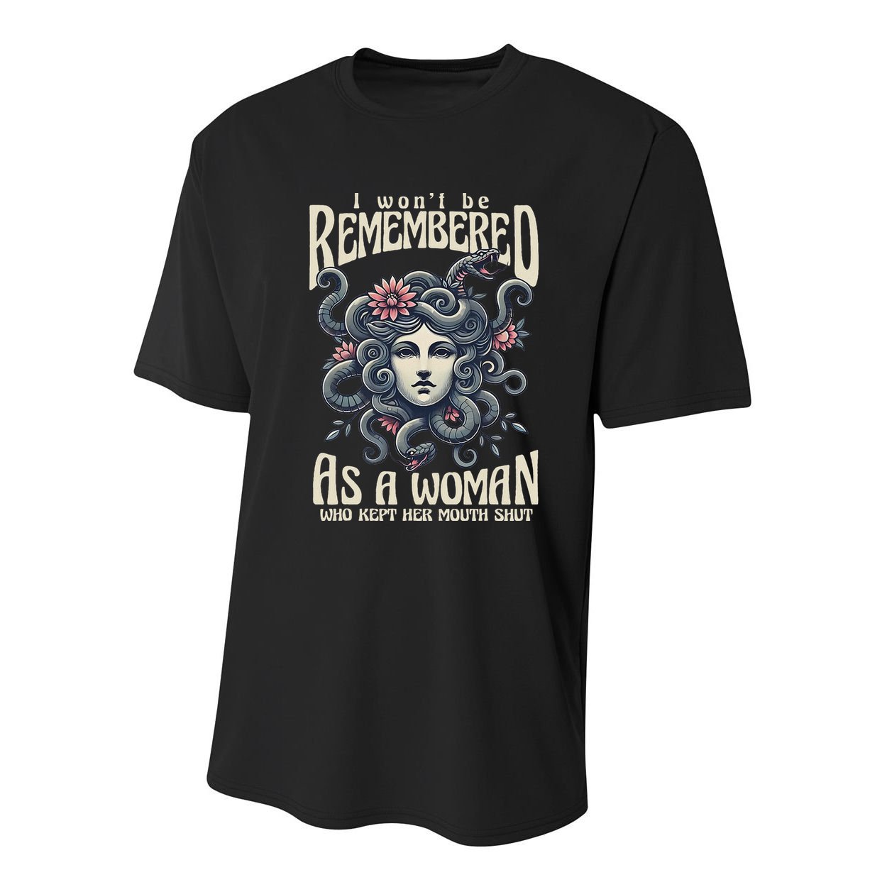 I WonT Be Remembered As A Woman Who Kept Her Mouth Shut Youth Performance Sprint T-Shirt