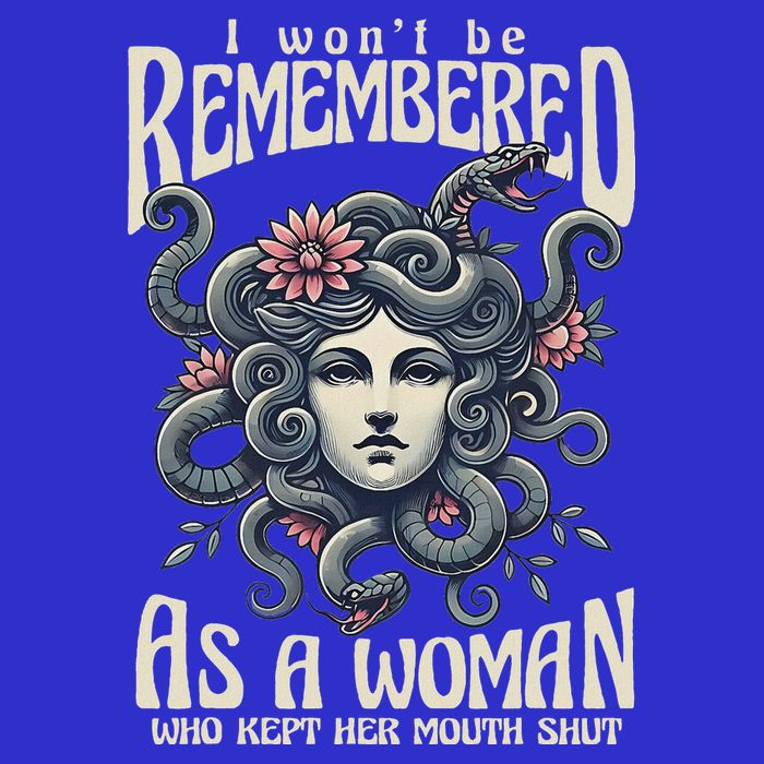 I WonT Be Remembered As A Woman Who Kept Her Mouth Shut 16 in Basic Backpack
