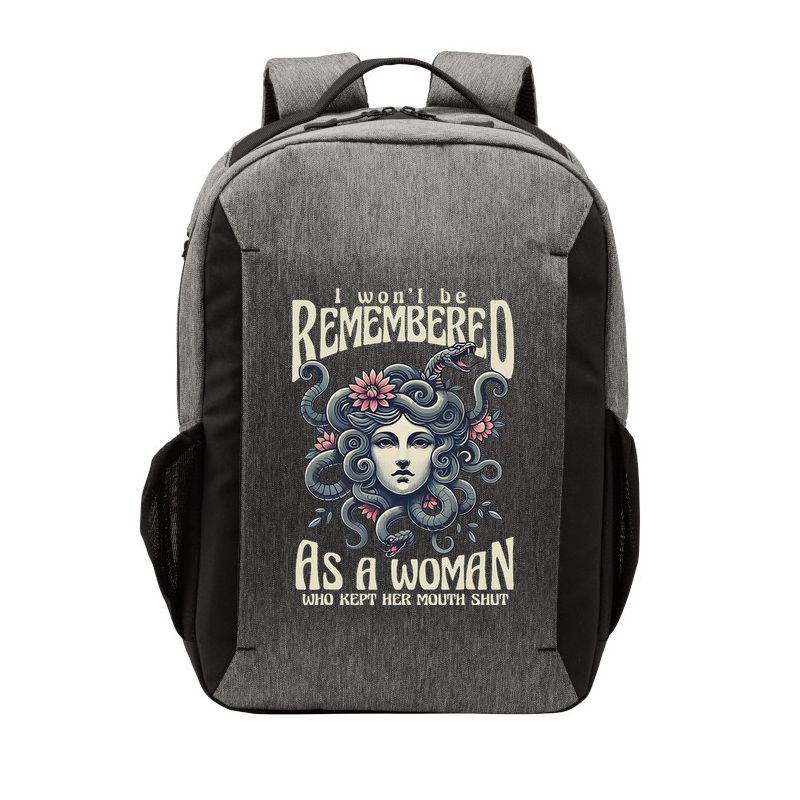 I WonT Be Remembered As A Woman Who Kept Her Mouth Shut Vector Backpack