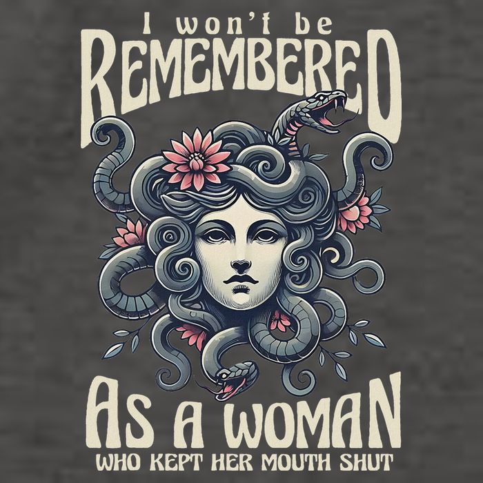 I WonT Be Remembered As A Woman Who Kept Her Mouth Shut Vector Backpack