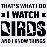 I Watch Birds And I Know Things Pet Bird Cooling Performance Crew T-Shirt