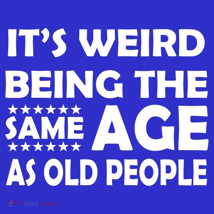 It's Weird Being The Same Age As OId People Pom Pom 12in Knit Beanie