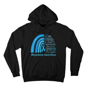 I Wear Blue For Moyamoya Awareness Warrior Hoodie