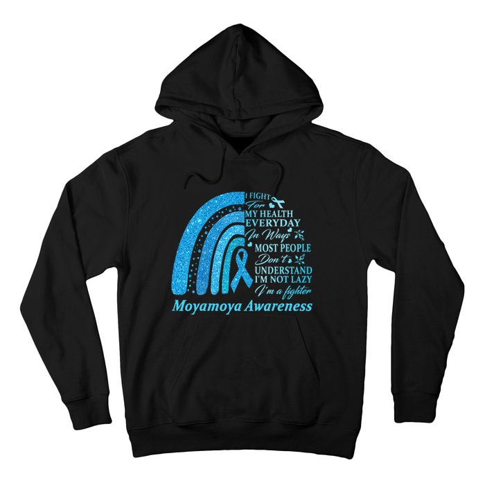 I Wear Blue For Moyamoya Awareness Warrior Hoodie