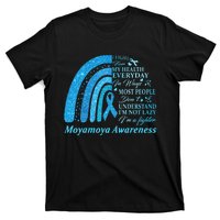 I Wear Blue For Moyamoya Awareness Warrior T-Shirt