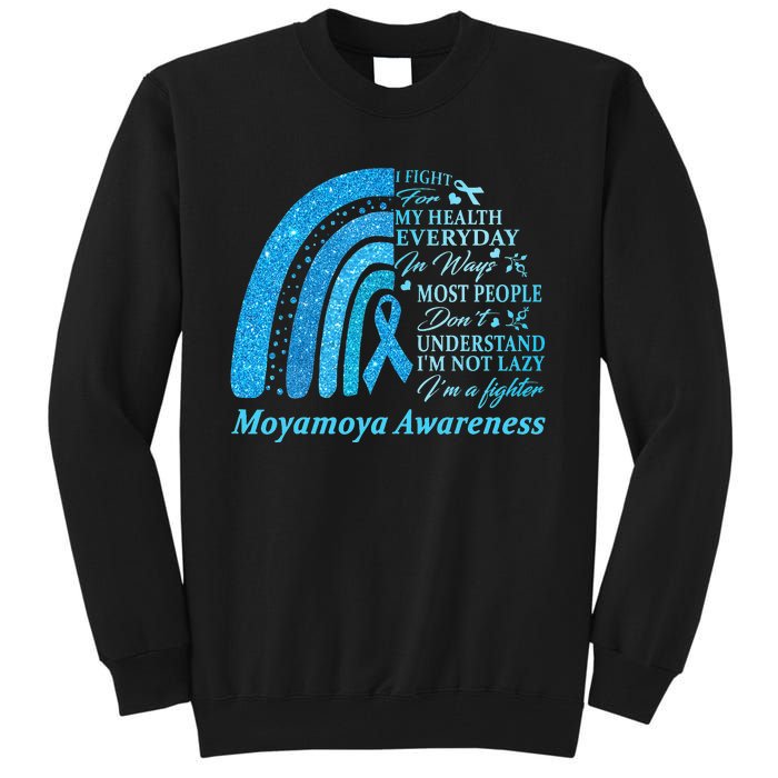 I Wear Blue For Moyamoya Awareness Warrior Tall Sweatshirt