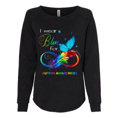 I Wear Blue For Autism Awareness Month Men Women Womens California Wash Sweatshirt