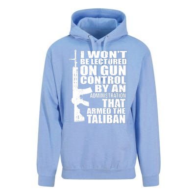 I Won't Be Lectured On Gun Control By An Administration Gun Control Guns Rights Unisex Surf Hoodie