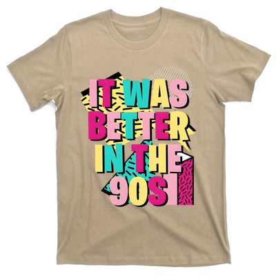 It Was Better In The 90s Vintage Retro T-Shirt