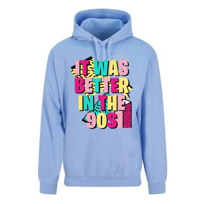 It Was Better In The 90s Vintage Retro Unisex Surf Hoodie