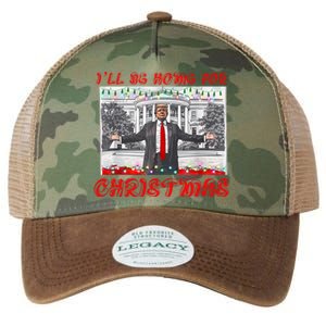 I Will Be Home For Christmas Donald Trump 47th President Of The United States Legacy Tie Dye Trucker Hat