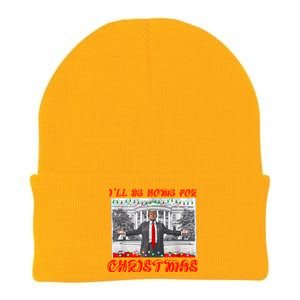 I Will Be Home For Christmas Donald Trump 47th President Of The United States Knit Cap Winter Beanie