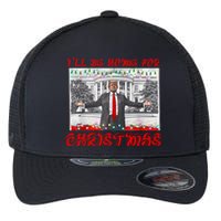 I Will Be Home For Christmas Donald Trump 47th President Of The United States Flexfit Unipanel Trucker Cap