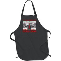 I Will Be Home For Christmas Donald Trump 47th President Of The United States Full-Length Apron With Pockets