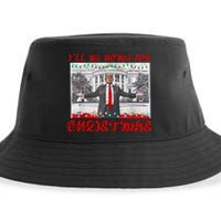 I Will Be Home For Christmas Donald Trump 47th President Of The United States Sustainable Bucket Hat