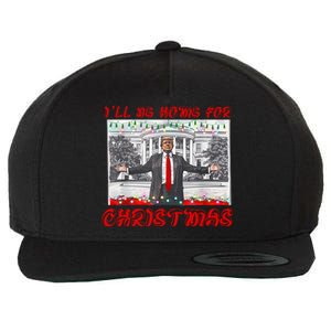 I Will Be Home For Christmas Donald Trump 47th President Of The United States Wool Snapback Cap