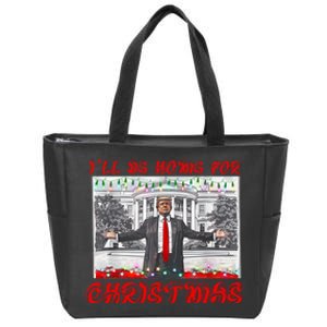 I Will Be Home For Christmas Donald Trump 47th President Of The United States Zip Tote Bag