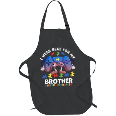 I Wear Blue For My Brother Autism Awareness Video Game Apron
