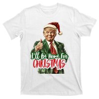 I Will Be Home For Christmas Funny Trump T-Shirt