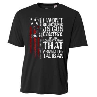 I Wont Be Lectured On Gun Control By An Administration Cooling Performance Crew T-Shirt