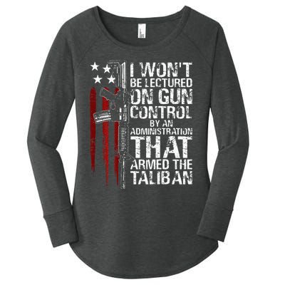 I Wont Be Lectured On Gun Control By An Administration Women's Perfect Tri Tunic Long Sleeve Shirt