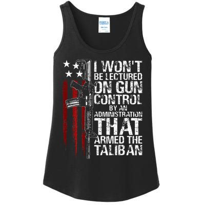 I Wont Be Lectured On Gun Control By An Administration Ladies Essential Tank